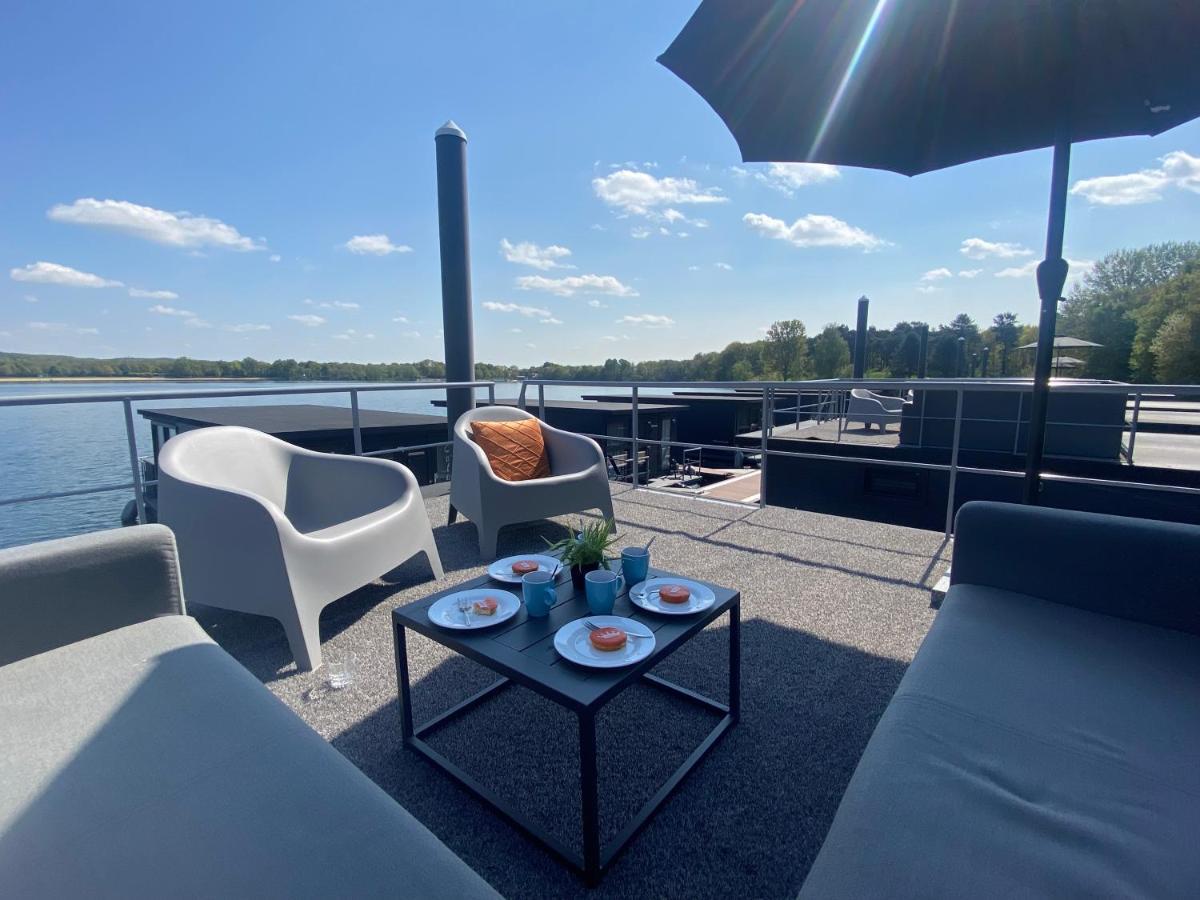 Houseboats Mookerplas Met Dakterras Middelaar Εξωτερικό φωτογραφία