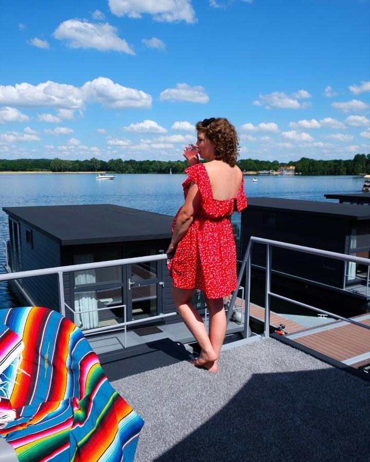 Houseboats Mookerplas Met Dakterras Middelaar Εξωτερικό φωτογραφία