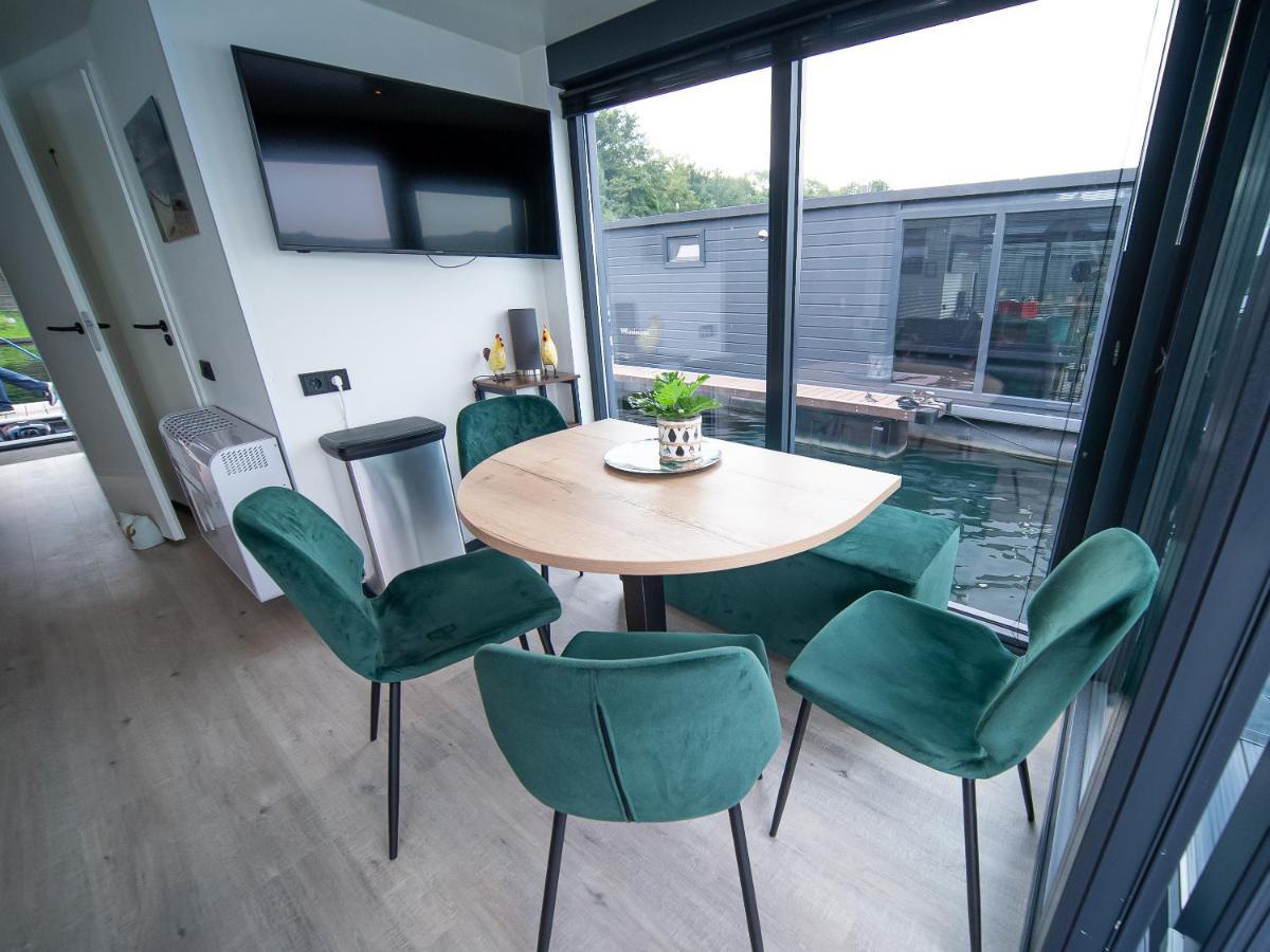 Houseboats Mookerplas Met Dakterras Middelaar Εξωτερικό φωτογραφία